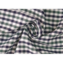 Oliver/Navy contrôles sergé Polyester tissu de coton 40 60 pour chemises